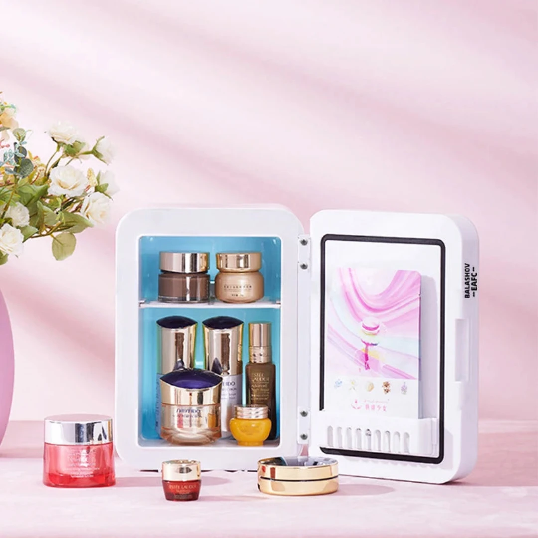 Mini Frigo Cosmétique LED 4L – Rangement Beauté & Soins | GadgetChic
