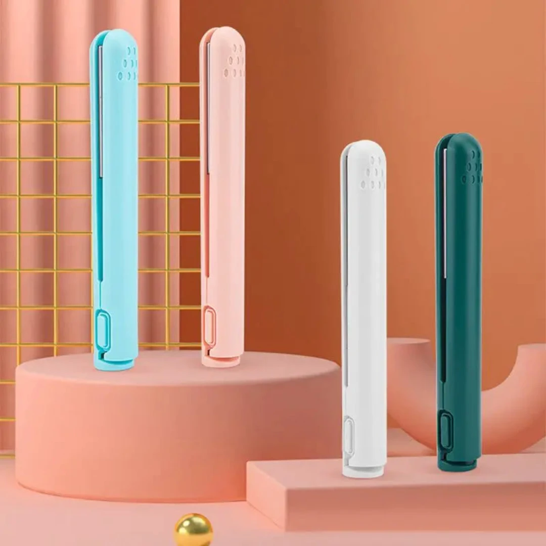 Lisseur Sans Fil Rechargeable 2-en-1 – Lissage & Boucles Faciles | GadgetChic